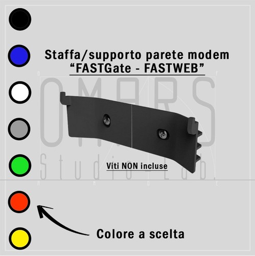Staffa muro supporto - 1x,