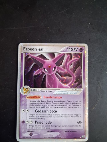 Carta pokemon espeon - carta,