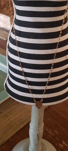 Collana rosario lariat oro - , 14