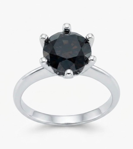 Anello solitario argento - solitario,