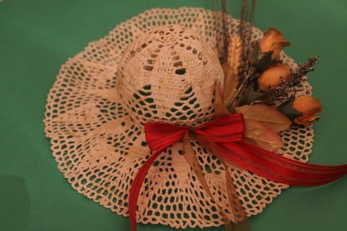 Cappellino uncinetto fatto - ad,