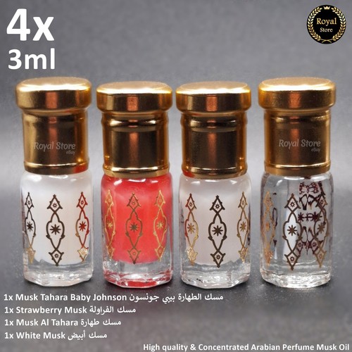 Profumo arabo muschio olio - 4x,