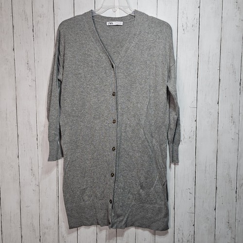 Cardigan donna zara grigio con - donna,