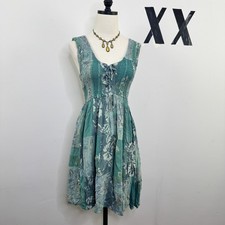 Abito midi patchwork floreale