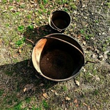 Pentole di rame VINTAGE per