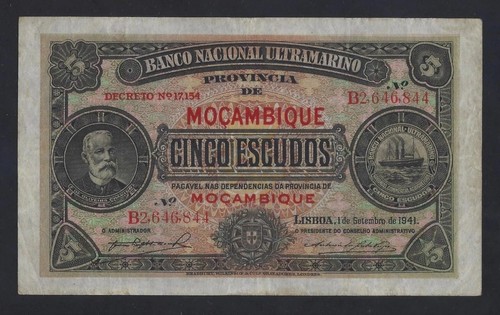 Portogallo mozambico scudi - mozambico,