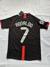 *MAGLIA CALCIO RETRO MANCHESTER UTD AWAY 7 RONALDO 07-08 CRISTIANO CR7*