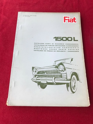 Fiat 1500 manuale ricambi - l,