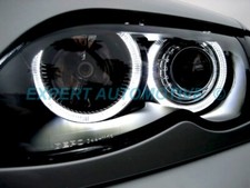 FARI ANGEL EYES NERI A LED BMW SERIE 3 E46  01 05  BERLINA/TOURING ++ MOTORINI