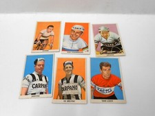BELGIO ciclisti 6 SIDAM figurine cartonate anni '60 come da foto