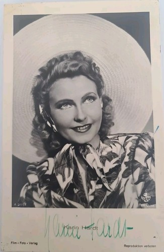 Karin hardt autografo - karin,