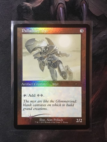 Mtg palladium myr foil retro - myr,