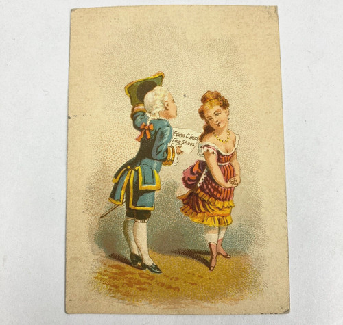 1879 edwin burt trade card - c,
