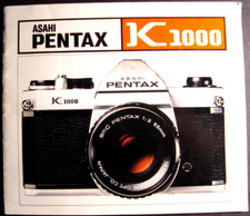 Libretto istruzioni macchina fotografica Asahi Pentax K1000