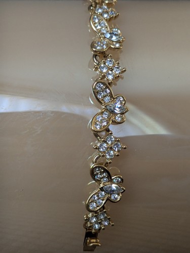 Bracciale farfalla placcato