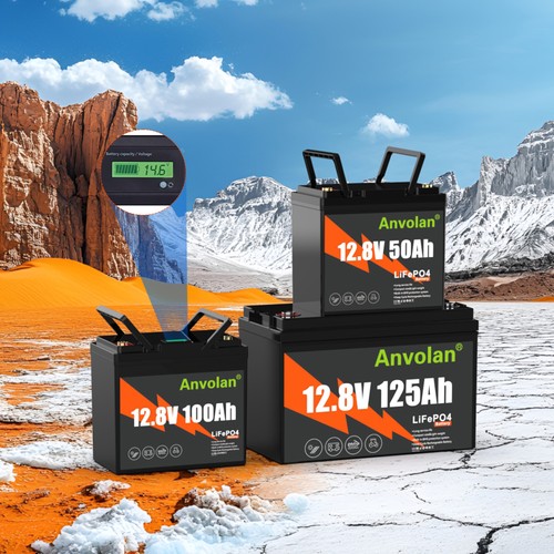 Batteria litio 12v - al, 125ah