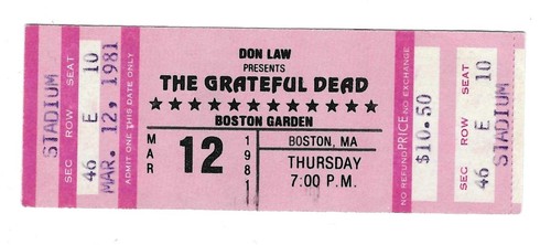 Biglietto grateful dead - biglietto,