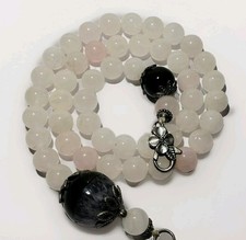 Collana quarzo rosa - quarzo,