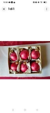 6 Antiche Palline In Vetro