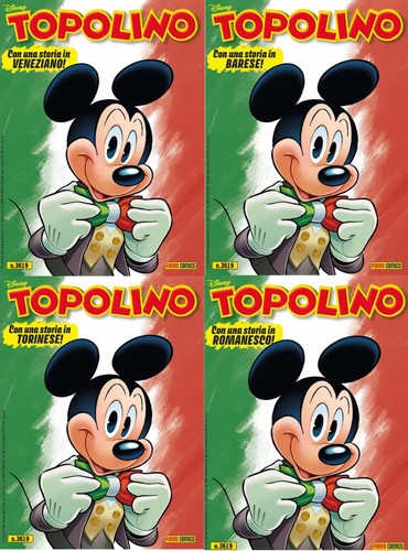 Topolino 3619 variant set - topolino,