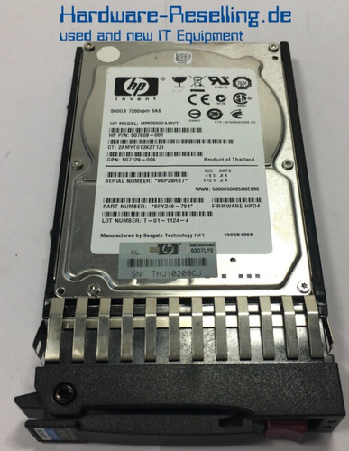 Sas 500gb 7200rpm - 2,5",
