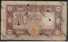°°° ITALIA 1000 LIRE BARBETTI 12/10/1946 °°°