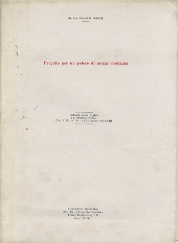 Progetto per podere di - per,