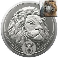 Moneta Argento Sudafrica Big Five II Leone (2.) 2022 - in blister - 1 oz ST