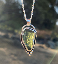 Autentico ciondolo moldavite - autentico,