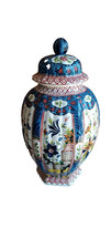 ANTICO VASO CERAMICA TERRAGLIA