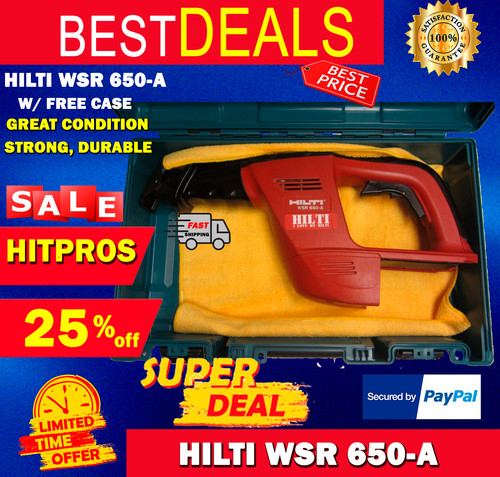 Hilti wsr 650 - con, custodia