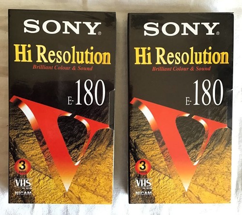 Due nastri vhs sony - due, hi