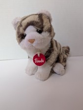 TRUDI White & Grey Kitty Cat