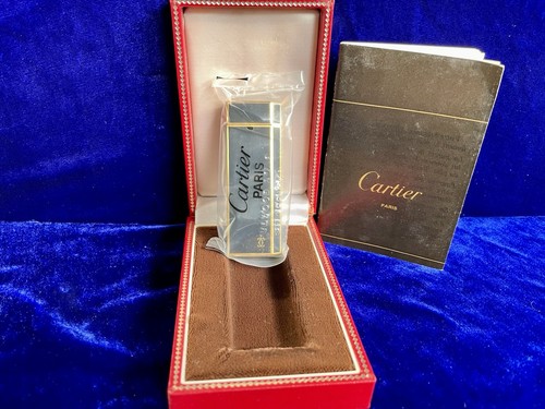 Accendino cartier vintage nero - vintage,