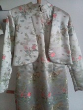 Abito Sartoriale Cinese in Seta Ricamata 