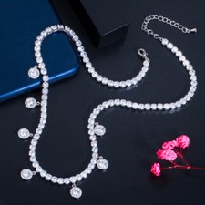 Collana girocollo tennis tondo