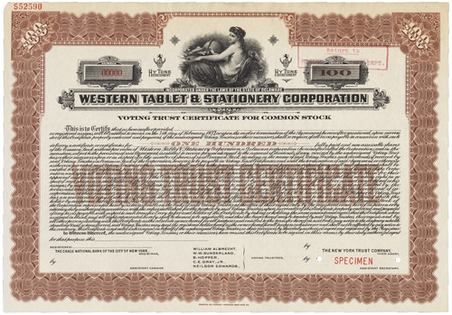 Western tablet stationery - tablet, &
