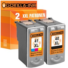 2 cartucce XL per Canon PG-40 & CL-41 Pixma IP 1100 IP 1200 IP 1300 IP 1600