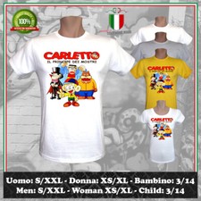 T-SHIRT CARLETTO IL PRINCIPE DEI MOSTRI CARTONE MANGA ANIME UOMO DONNA BAMBINO