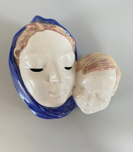 Scultura bassorilievo maiolica - scultura,