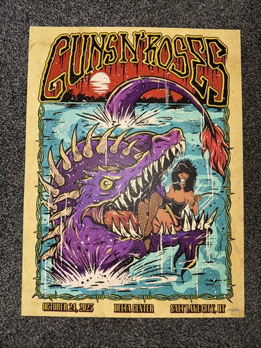 Guns roses poster litografia - n,
