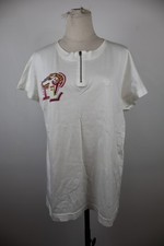 SERGIO TACCHINI MAGLIA CON ZIP TENNIS DONNA TG 5 WOMAN VINTAGE T-SHIRT SPORT