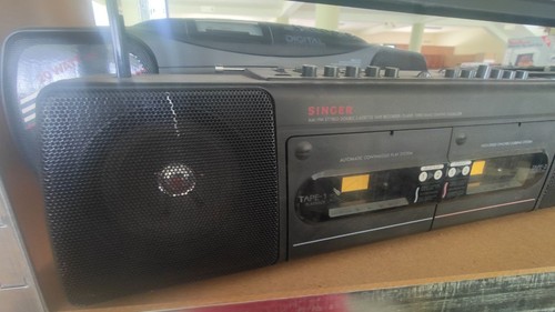 Stereo boombox singer - singer, cr-737a