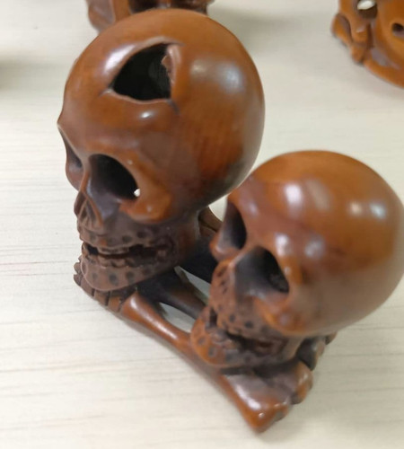 Netsuke antico teschio