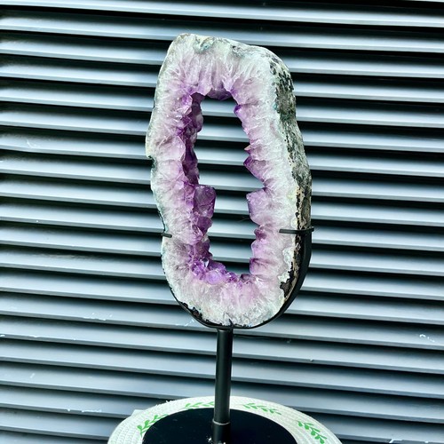 Fetta geode ametista - , naturale