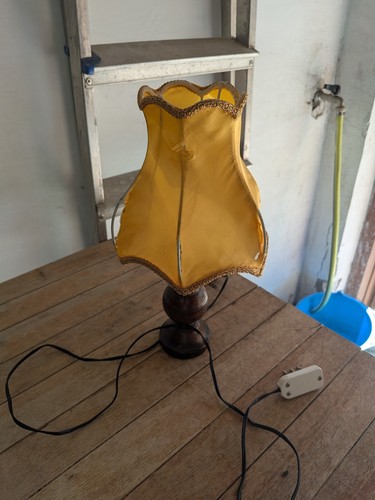 Lampada tavolo base legno - lampada, da