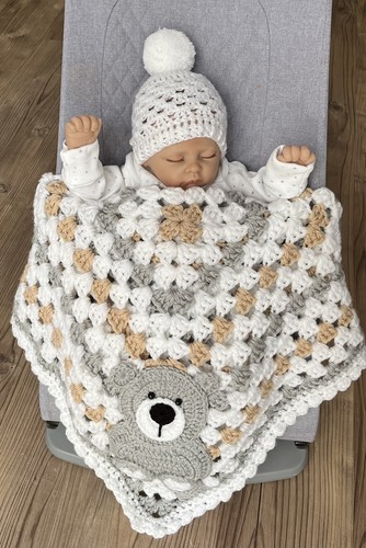 Coperta neonato fatta mano - coperta,