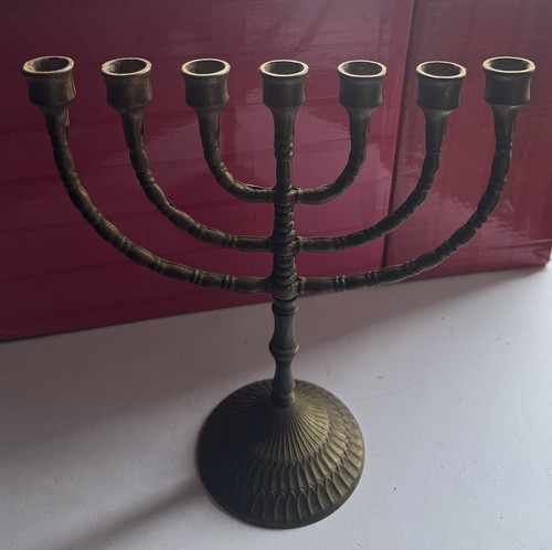 Antica menorah candelabro - menorah,