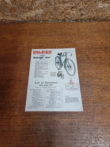 Raleigh the all steel bicycle - all,