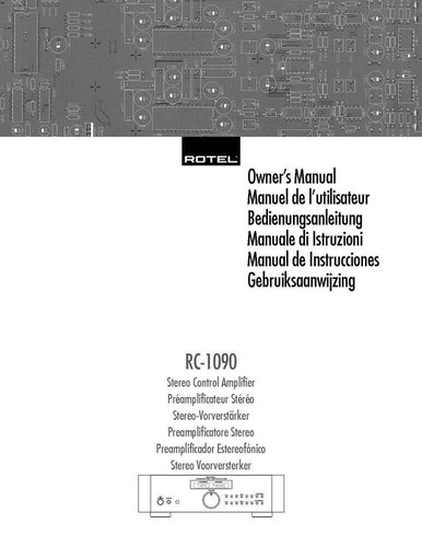 Rotel 1090 amplificatore - rc-1090,